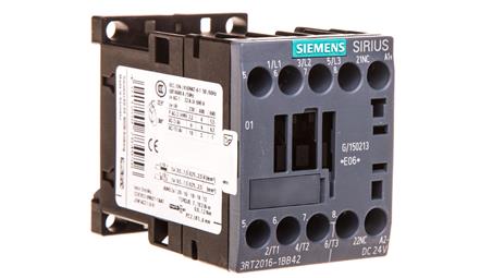 Stycznik mocy 9A 3P 24V DC 0Z 1R S00 3RT2016-1BB42-12865