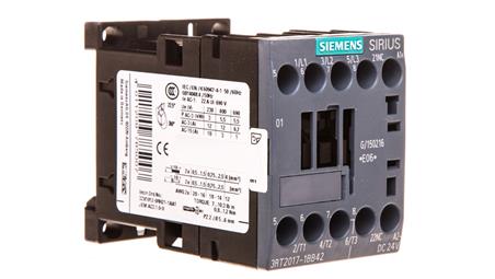 Stycznik mocy 12A 3P 24V DC 0Z 1R S00 3RT2017-1BB42-12874