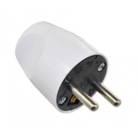 Wtyczka W-131 SCHNIDER Z/U prosta biała