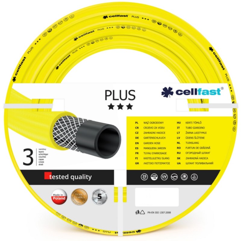 Celfast wąż ogrodowy plus 3/4" 50mb
