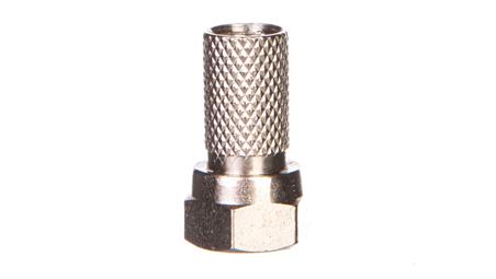 Wtyk antenowy TV/SAT F /na kabel RG59/ VOFRG59-33741