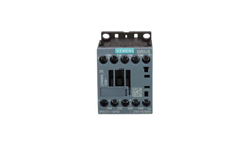 Stycznik pomocniczy 3Z 1R cewka 230V 50-60Hz S00 przyłącze śrubowe SIRIUS 3RH2131-1AP00-14150 Stycznik pomocniczy 3Z 1R cewka 230V 50-60Hz S00 przyłącze śrubowe SIRIUS 3RH2131-1AP00-14150