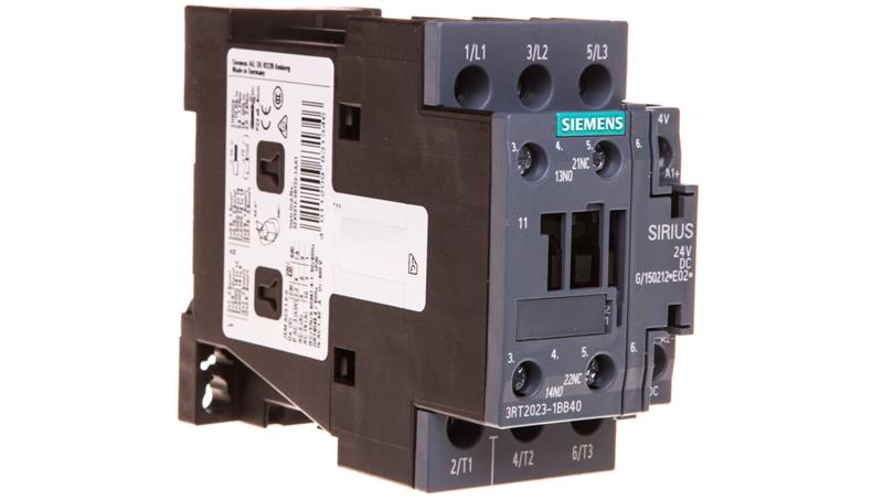Stycznik mocy 9A 3P 24V DC 1Z 1R S0 3RT2023-1BB40-12881 Stycznik mocy 9A 3P 24V DC 1Z 1R S0 3RT2023-1BB40-12881