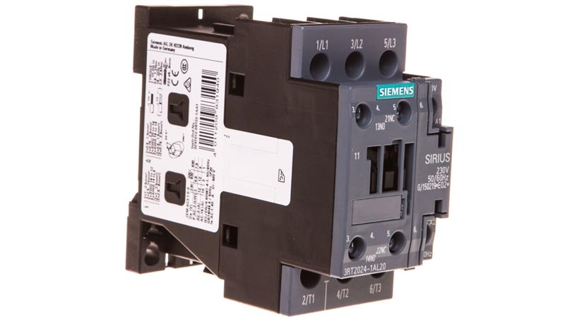 Stycznik mocy 12A 3P 230V AC 1Z 1R S0 3RT2024-1AL20-11904