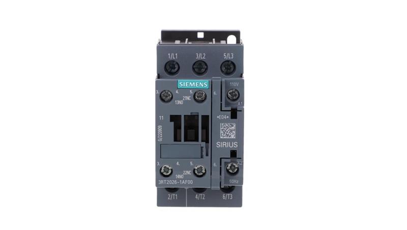 Stycznik mocy 25A 3P 110V AC 1Z 1R S0 3RT2026-1AF00-12130