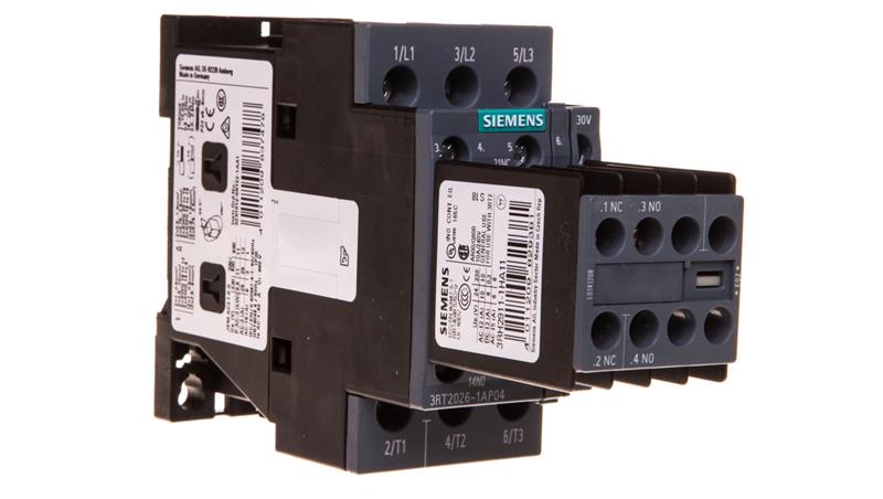 Stycznik mocy 25A 3P 230V AC 2Z 2R S0 3RT2026-1AP04-12131 Stycznik mocy 25A 3P 230V AC 2Z 2R S0 3RT2026-1AP04-12131