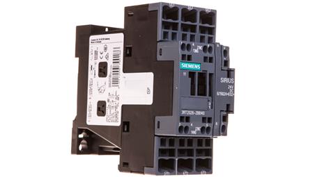 Stycznik mocy 25A 3P 24V DC 1Z 1R S0 3RT2026-2BB40-12877
