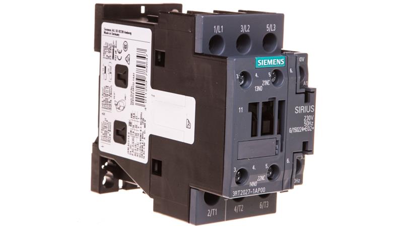 Stycznik mocy 32A 3P 230V AC 1Z 1R S0 3RT2027-1AP00-11882 Stycznik mocy 32A 3P 230V AC 1Z 1R S0 3RT2027-1AP00-11882