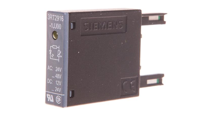 Układ tłumiący warystor 48-487V AC 12-24V DC ze wkaźnikiem LED S00 3RT2916-1JJ00-18701