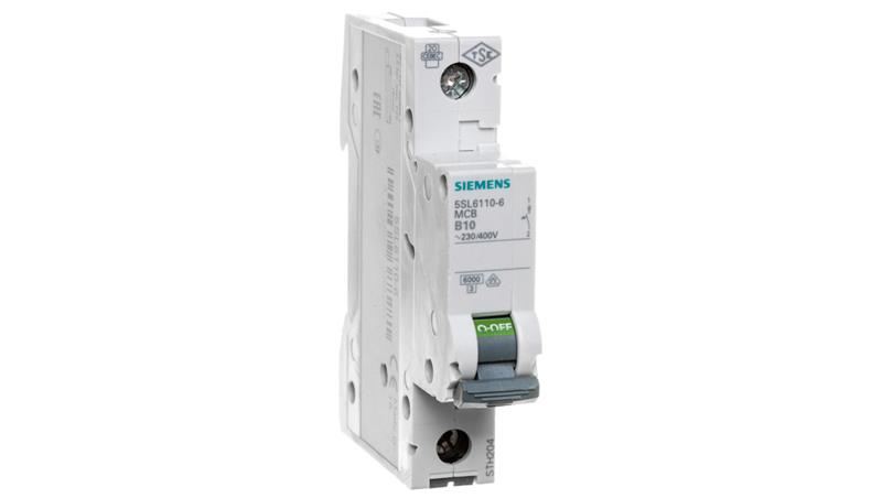 Wyłącznik nadprądowy SENTRON 5SL6 1P B 10A 6kA AC 5SL6110-6-16265 Wyłącznik nadprądowy SENTRON 5SL6 1P B 10A 6kA AC 5SL6110-6-16265