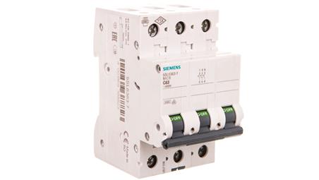 Wyłącznik nadprądowy 3P C 63A 6kA AC 5SL6363-7-16704