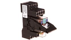 Przekaźnik kompletny serii PT 24V DC styki 4P moduł LED czerwony przył. śrubowe LZS:PT5A5L24-10649