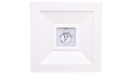 Oprawa awaryjna LED 1W 3h LOVATO N ECO LED 1W (opt. otwarta) jednozadaniowa biała LVNO/1W/E/3/SE/X/WH-57122