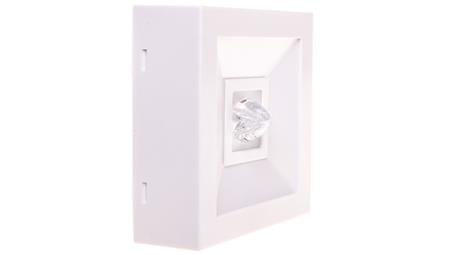 Oprawa awaryjna LED 3W 1h LOVATO N ECO LED 3W (opt. koryt.) jednozadaniowa biała LVNC/3W/E/1/SE/X/WH-57075