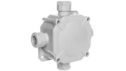Puszka hermetyczna natynkowa 122x122x44,6mm IP67 4xPG27 szara 6455-27P-74754