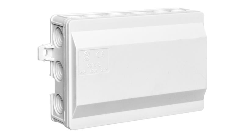 Puszka odgałęźna natynkowa 18-torowa 135x90x40 Klik IP54 szara 6410-30-74831 Puszka odgałęźna natynkowa 18-torowa 135x90x40 Klik IP54 szara 6410-30-74831