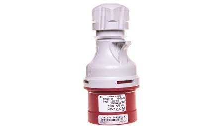 Wtyczka przenośna 5P 16A 400V czerwona IP44, IVN 1653-29091