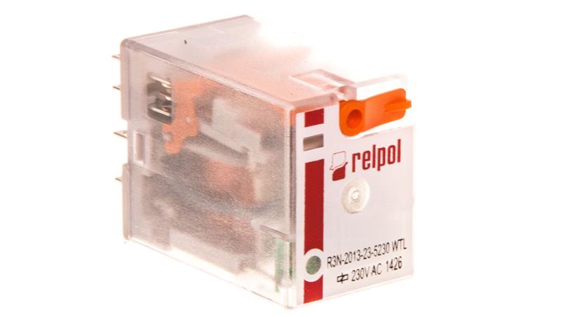 Przekaźnik przemysłowy 3P 230V AC AgNi R3N-2013-23-5230-WTL-10725 Przekaźnik przemysłowy 3P 230V AC AgNi R3N-2013-23-5230-WTL-10725