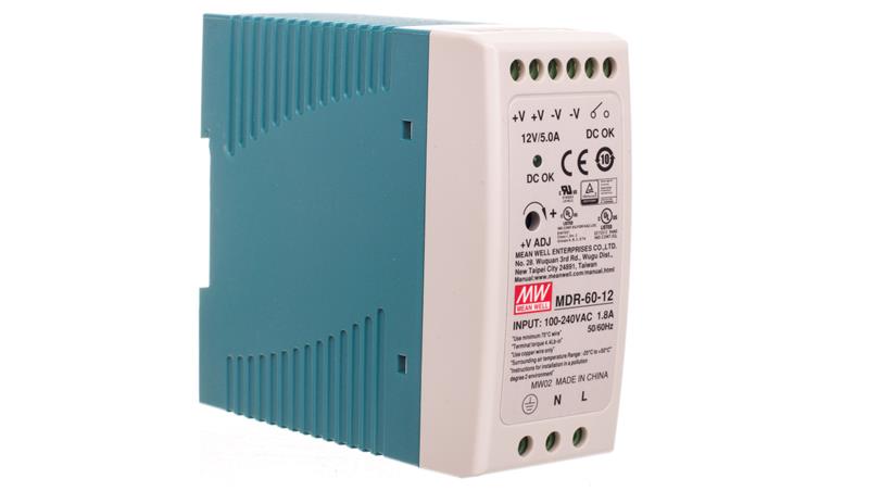 Zasilacz impulsowy 85-264V AC/ 5A 12V DC 60W MDR-60-12-10105