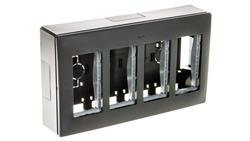 Simon Connect Obudowa natynkowa S500 4-modułowa 8x K45 kompletna szary grafit 51000004-038-29897