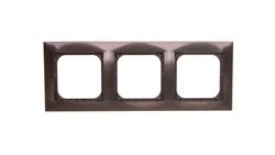 IMPRESJA Ramka potrójna antracyt R-3Y/50-36537