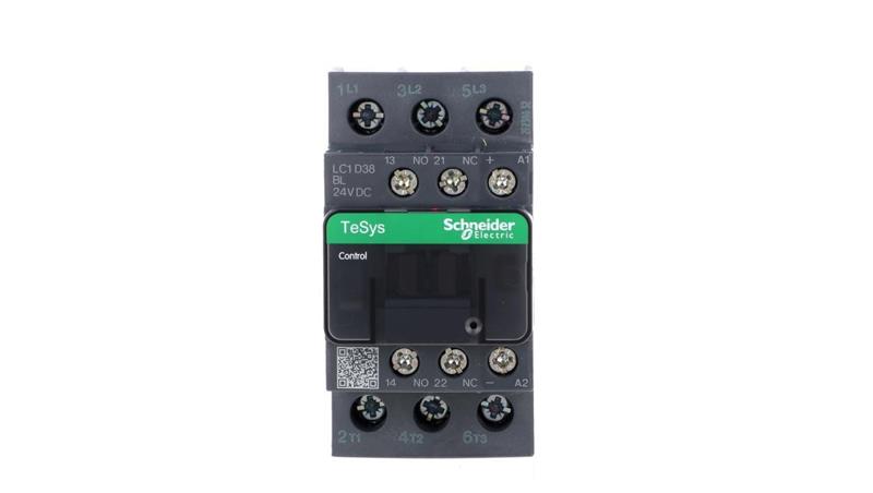 TeSys Deca Stycznik mocy 38A 3P 24V DC 1Z 1R LC1D38BL-12033