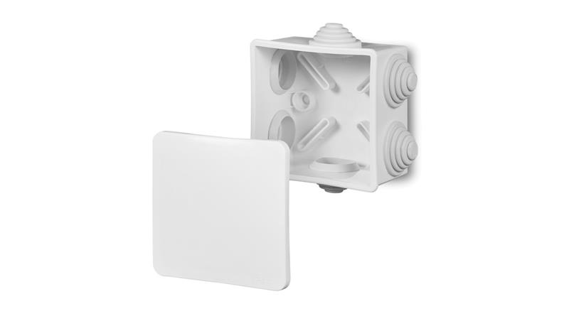 FAST-BOX Puszka hermetyczna n/t 70x70x40mm pusta IP55 biała 0245-00-74760