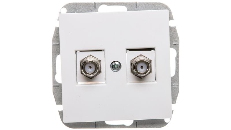 Sentia Gniazdo 2xTV typ F-F 1487-10-256