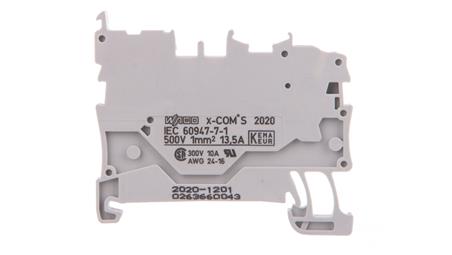 Złączka bazowa X-COMS 1-przewodowa / 1-pinowa 2020-1201-74407