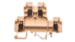 Złączka szynowa gwintowa 2-piętrowa 4mm2 beżowa VS 4 NA 003901277-75258