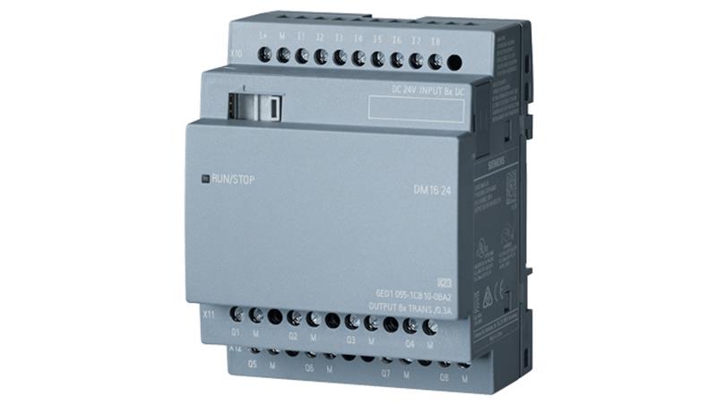 Moduł rozszerzeń 8we/8wy cyfrowych 24V DC/tranzystorowe LOGO! DM16 24 6ED1055-1CB10-0BA2-7207