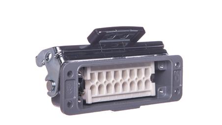 Zestaw kompletny 16+PE stykowy żeński /obudowa pulpitowa + wkład/ EPIC KIT H-A 16 BS AG 75009632-28476