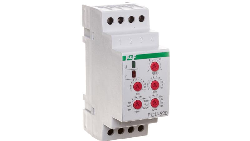 Przekaźnik czasowy 2P 8A 0,1sek-576h 12-264V AC/DC wielofunkcyjny PCU-520UNI-6119 Przekaźnik czasowy 2P 8A 0,1sek-576h 12-264V AC/DC wielofunkcyjny PCU-520UNI-6119