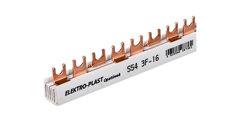 Szyna łączeniowa 3P 80A 16mm2 widełkowa (54mod.) 3F S-543F-16 45.316-26521