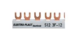 Szyna łączeniowa 3P 63A 12mm2 widełkowa (12mod.) 3F S12 3F-10 45.322-26491