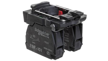 Przełącznik 2 położenia fi22 poł. stałe piórko czarne NO+NC XB5AD25-22862