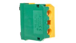 Złączka szynowa 2-przewodowa 35mm2 żółto-zielona ZUO 35/35 R33RA-01020100601-74262