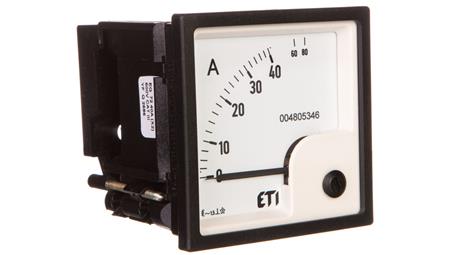 Amperomierz analogowy tablicowy 40A klasa 1,5 72x72mm EQ72 004805346-7736