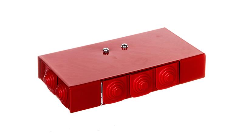 Puszka instalacyjna przeciwpożarowa E90 bezpiecznik 0,375A PIP-2AN/0,375A-74808