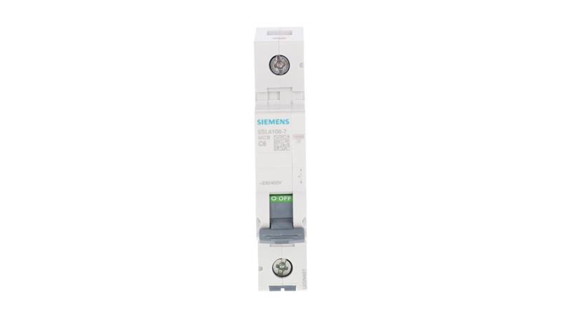 Wyłącznik nadprądowy 1P C 6A 10kA AC 5SL4106-7-16801 Wyłącznik nadprądowy 1P C 6A 10kA AC 5SL4106-7-16801