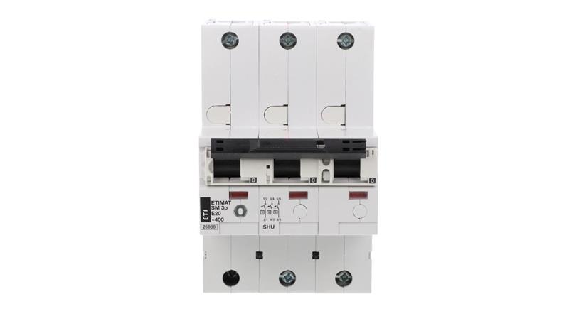Wyłącznik nadprądowy selektywny 3P E 20A 25kA AC ETIMAT SM 002129221-21855 Wyłącznik nadprądowy selektywny 3P E 20A 25kA AC ETIMAT SM 002129221-21855