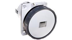 Gniazdo tablicowe 4P 63A 500V czarne 110x100mm IP67 GW63255H-31862