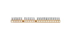 Listwa przyłączeniowa standardowa 24x16mm2+1x25mm2 004807-67681