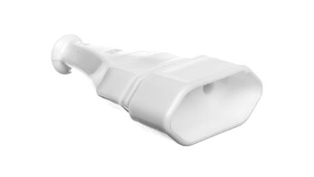 Gniazdo przenośne płaskie b/u EURO 2,5A 250V rozbieralne białe GN-11-30142