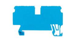 Złączka szynowa 4-przewodowa 2,5mm2 niebieska 870-834/-74195