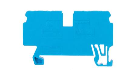 Złączka szynowa 4-przewodowa 2,5mm2 niebieska 870-834/-74195