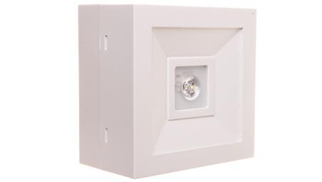 Oprawa awaryjna LOVATO N LED 3W 370lm (opt. otwarta) 3h jednozadaniowa AT biała LVNO/3W/B/3/SE/AT/WH-57117