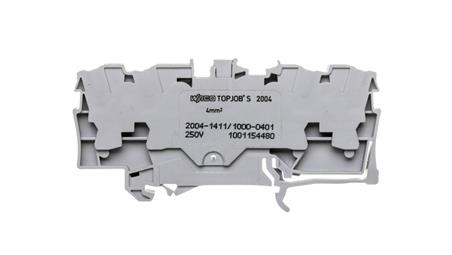 Złączka szynowa diodowa 4-przewodowa szara 2004-1411/1000-401-77127