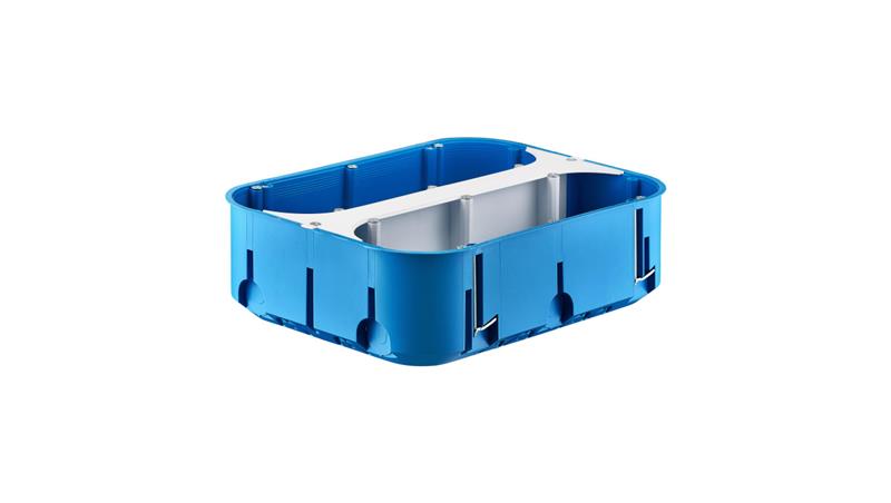 Puszka osprzętowa sześciopolowa P6x60D niebieska 32174203-77712