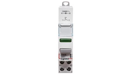 Łącznik modułowy bistabilny z lampką LED 1Z 20A 110/400V AC LP451 412914-23879